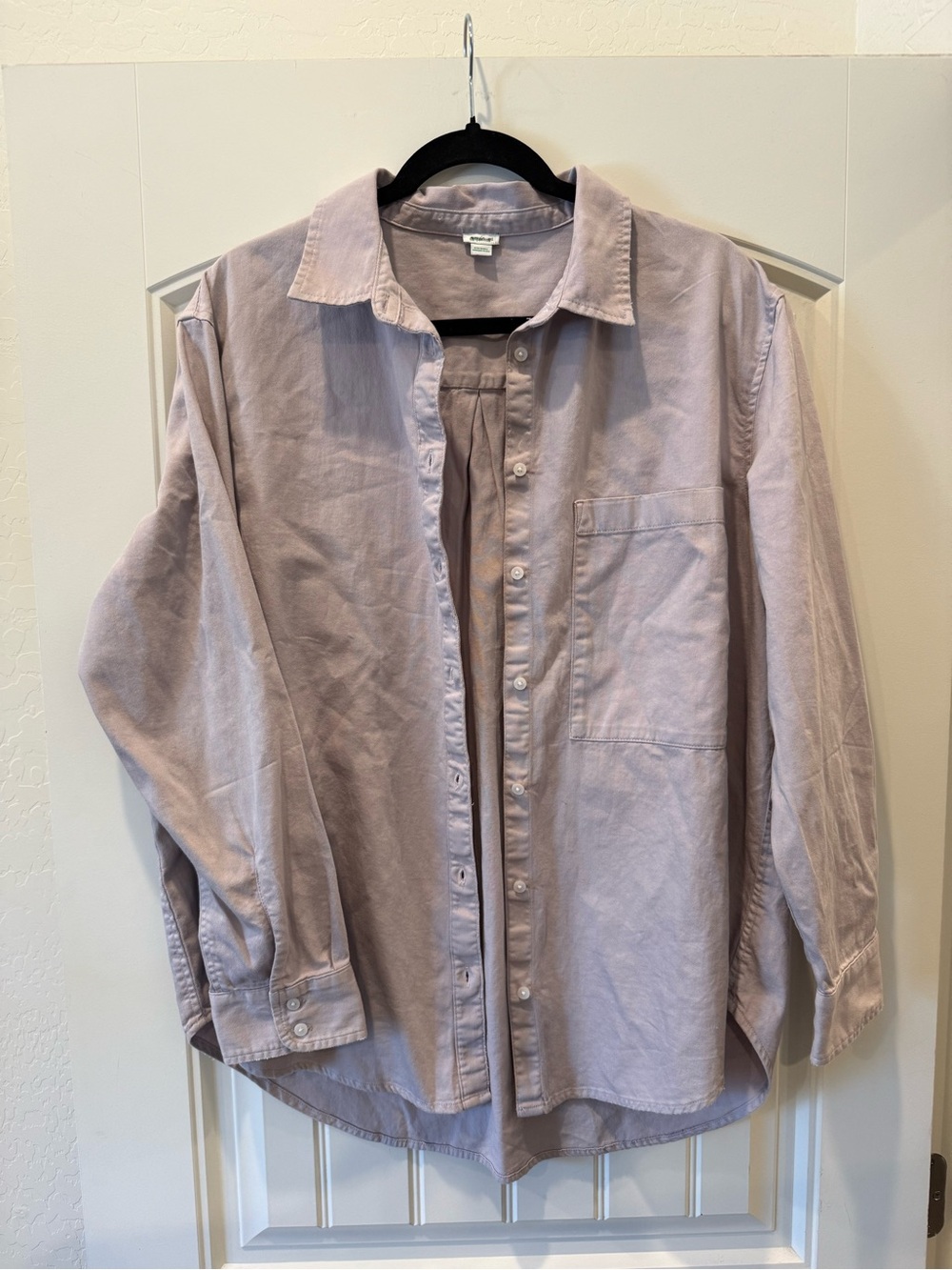 aerie Light Lavender Button-Down Shirt